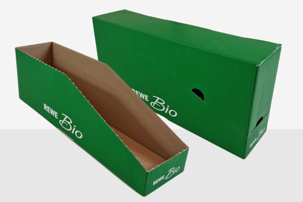 shelf ready packaging Rewe